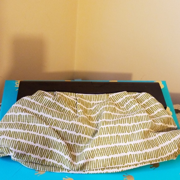 Clutch purse with dark wood handle - Picture 1 of 4